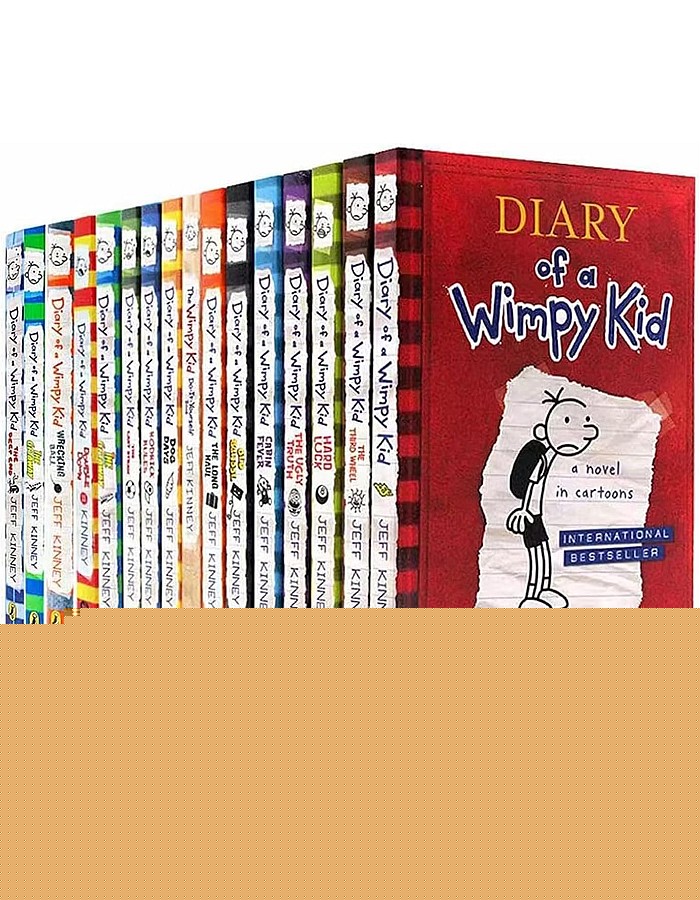 Diary of a Wimpy Kid Book Series by Jeff Kinney, Complete Collection, 19 Books