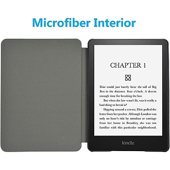 Eco Slimshell Case Cover for All-New Kindle Paperwhite (11th Generation-2021, 6.8 inch) or Kindle Paperwhite Signature Edition, Smart Shell Cover with Auto Sleep/Wake