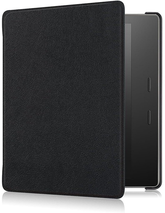 جراب من جلد صناعي بتصميم مزود بوظيفة نوم/استيقاظ ذكي لجهاز Kindle Oasis الجيل التاسع والعاشر إصدار 2017 و2019 من فلاي اوريجين