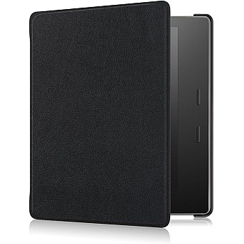 جراب من جلد صناعي بتصميم مزود بوظيفة نوم/استيقاظ ذكي لجهاز Kindle Oasis الجيل التاسع والعاشر إصدار 2017 و2019 من فلاي اوريجين