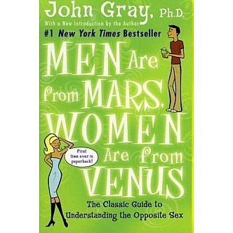 كتاب Men Are from Mars Women Venus - John Gray دكتوراه الدليل الاكثر مبيعا
