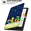 Premium Pu leather Case for Kindle Paperwhite 11th Generation and Kindle Paperwhite Signature Edition (6.8 inch, 2021 Release) - Cover with Auto Wake/Sleep, Fox&Boy