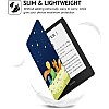 Premium Pu leather Case for Kindle Paperwhite 11th Generation and Kindle Paperwhite Signature Edition (6.8 inch, 2021 Release) - Cover with Auto Wake/Sleep, Fox&Boy