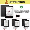 Premium Pu leather Case for Kindle Paperwhite 11th Generation and Kindle Paperwhite Signature Edition (6.8 inch, 2021 Release) - Cover with Auto Wake/Sleep, Apricot Flower