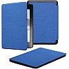 حافظة فاخرة من الجلد الصناعي لجهاز Kindle Paperwhite الجيل 11 واصدار Kindle Paperwhite المميز (6.8 انش، اصدار 2021) - غطاء مع خاصية التنبيه/السكون التلقائي (ازر