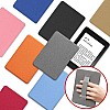 حافظة فاخرة من الجلد الصناعي لجهاز Kindle Paperwhite الجيل 11 واصدار Kindle Paperwhite المميز (6.8 انش، اصدار 2021) - غطاء مع خاصية التنبيه/السكون التلقائي (ازر