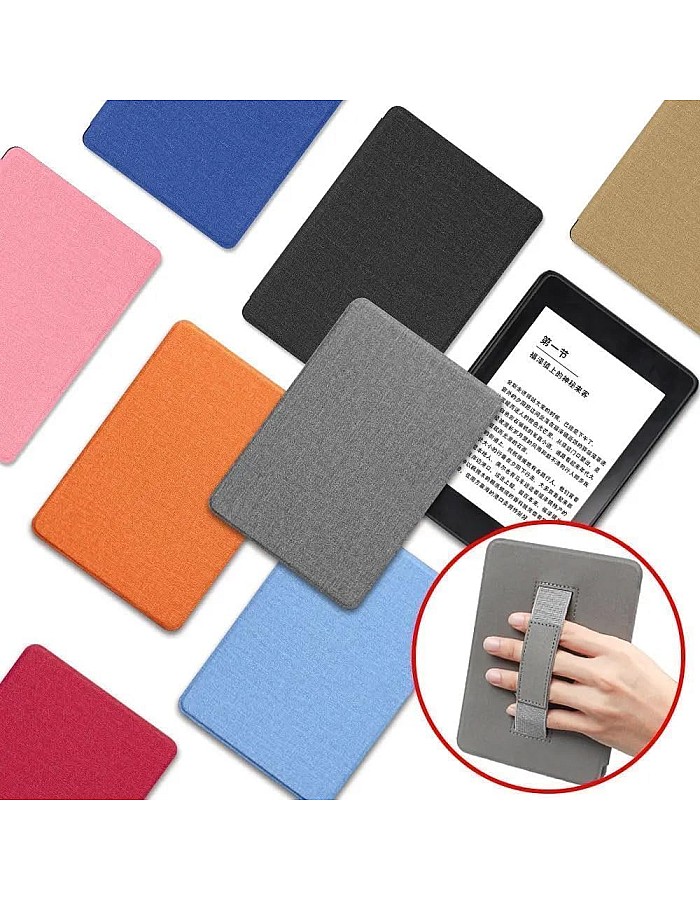حافظة فاخرة من الجلد الصناعي لجهاز Kindle Paperwhite الجيل 11 واصدار Kindle Paperwhite المميز (6.8 انش، اصدار 2021) - غطاء مع خاصية التنبيه/السكون التلقائي (ازر
