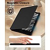 حافظة فاخرة من الجلد الصناعي لجهاز Kindle Paperwhite الجيل 11 واصدار Kindle Paperwhite المميز (6.8 انش، اصدار 2021) - غطاء مع خاصية التنبيه/السكون التلقائي (اسو