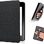 حافظة فاخرة من الجلد الصناعي لجهاز Kindle Paperwhite الجيل 11 واصدار Kindle Paperwhite المميز (6.8 انش، اصدار 2021) - غطاء مع خاصية التنبيه/السكون التلقائي (اسو