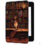 حافظة فاخرة من الجلد الصناعي لجهاز Kindle Paperwhite الجيل 11 واصدار Kindle Paperwhite المميز (6.8 انش، اصدار 2021) - غطاء مع خاصية التنبيه/السكون التلقائي (كتب