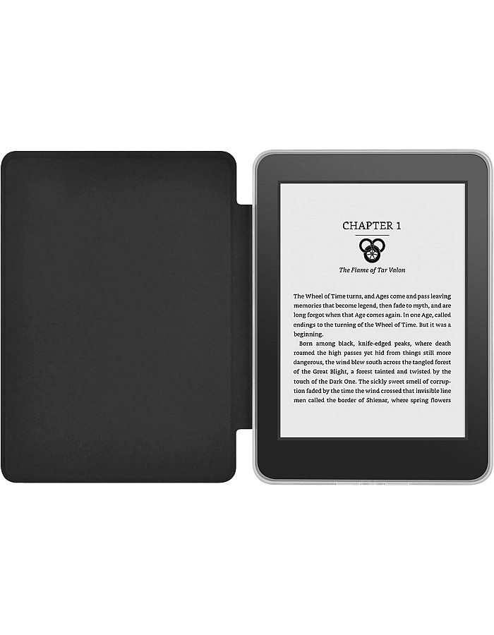 حافظة فاخرة من جلد البولي يوريثين لجهاز Kindle Paperwhite الجيل 11 واصدار Kindle Paperwhite المميز (6.8 انش، اصدار 2021) - غطاء مع خاصية التنبيه/السكون التلقائ
