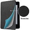 جراب رفيع ذكي بخاصية السكون والإيقاظ التلقائي تي تيرسيلي لجهاز Kindle بيبر وايت (جيل 11-2021 6.8 بوصة) او إصدار مميز أزرق كحلي، جلد صناعي، لقارئ إ