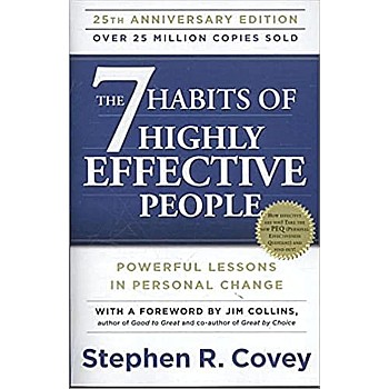 كتاب The 7 Habits of High Effective People، اصدار الذكرى السنوية الخامسة والعشرين، بيع أكثر من 25 مليون نسخة