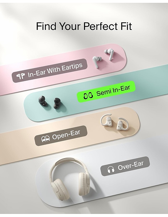 Belkin SoundForm Anywhere Wireless Earbuds, Bluetooth Earphones with Long-Lasting Comfort, IPX4 Waterproof Lightweight Earbuds for iPhone, iPad, Tablet, Laptop, Biking, Running & More - Black