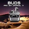 سماعات أذن لاسلكية Buds 3 Pro بلوتوث - إلغاء ضوضاء ANC + صوت HIFI باس عميق - شحن سريع - مقاومة العرق للرياضة والجيم - مكالمات واضحة - متوافقة مع آيفون