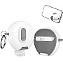 Fekra For Huawei FreeBuds 7i Case Silicone Protective Case for Huawei FreeBuds 7i cover with Carabiner Keychain Anti-Lost (Armor ST white)