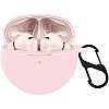 Fekra For Huawei FreeBuds 7i Case Silicone Protective Case for Huawei FreeBuds 7i cover with Carabiner Keychain Anti-Lost (Armor ST white)
