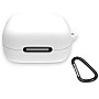 Generic Case Cover Silicone R50i, P25i, P20i Case Dust Proof Cover Earphone With Keychain for AirPods Compatible with Anker AirPods (white)