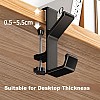 Headphone Stand Hanger Holder (Black Metal)