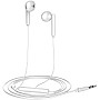 Honor AM115 Wired Half In-ear Headset 3.5mm Jack With Microphone Volume Control Fits Multiple Devices - White