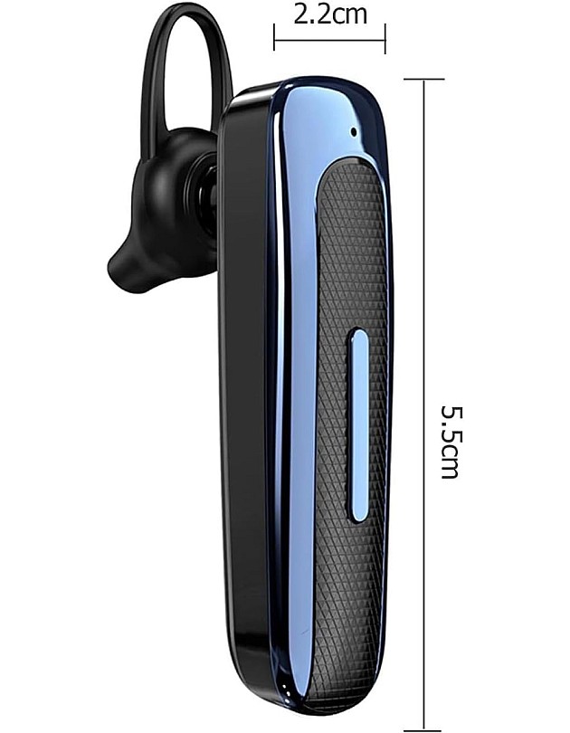 In-Ear Headphones BH109 Business Wireless Headset - Long Battery Life & Comfort, Bluetooth 5.3 Wireless Headset, 12H Talk & Music, HD Audio, Waterproof, Fast Charging - Original Single Ear Earbuds