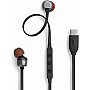 سماعات اذن TUNE310C بمنفذ USB نوع C من جيه بي ال، محول رقمي تناظري مدمج 96 كيلو هرتز/24 بت / 3 ازرار للتحكم عن بعد مع ميكروفون للاتصال/كيبل مسطح، 3 ان