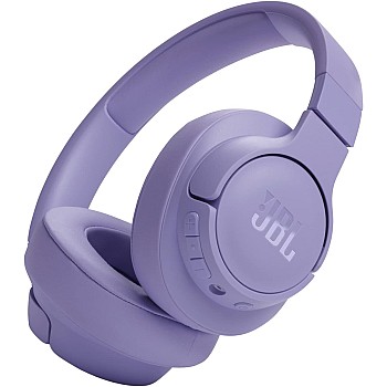 JBL Tune 720BT Wireless Over-Ear Headphones with JBL Pure Bass Sound, 76H Battery, Hands-Free Calls, Multi-Point Connection, Foldable Design - Purple | 1 Year Local warranty