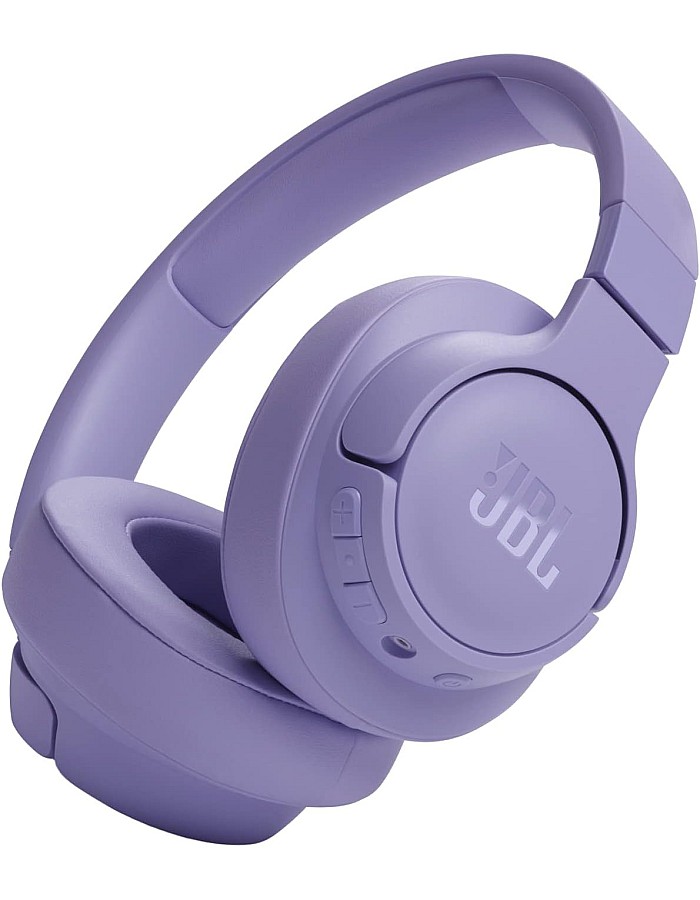 JBL Tune 720BT Wireless Over-Ear Headphones with JBL Pure Bass Sound, 76H Battery, Hands-Free Calls, Multi-Point Connection, Foldable Design - Purple | 1 Year Local warranty