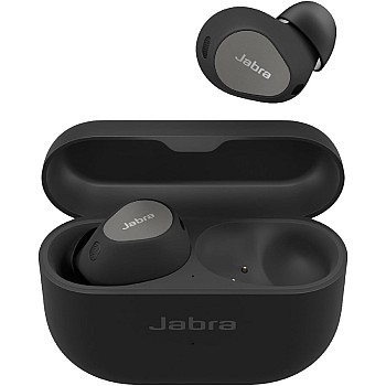 Jabra Elite 10 True Wireless Earbuds – Advanced Active Noise Cancelling Earbuds with Next-Level Dolby Atmos Surround Sound –All-Day Comfort, Multipoint Bluetooth, Wireless Charging – Titanium Black