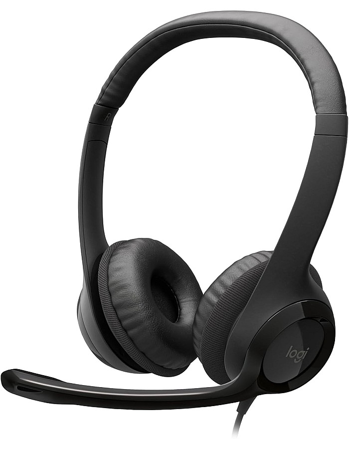 Logitech H390 USB Headset - Black