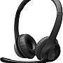 سماعات رأس USB للكمبيوتر من لوجيتك H390 - اسود، سلكي