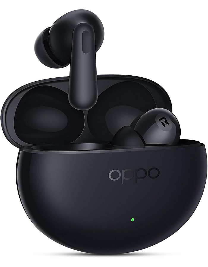 Oppo Enco Bud 3Pro+ True Wireless Earbuds with 12.4mm Driver, 32dB ANC, 43H Playtime, Low Latency, Fast Charge, BT 5.4, IP55, Midnight Black