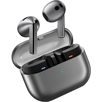 Samsung Galaxy Buds3, Silver, Wireless Bluetooth Earbuds with Adaptive EQ/ANC, Hi-Fi Sound, 360 Audio, 1 Year Local Warranty