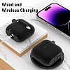 Slim Silicone Shockproof Protective Cover for Apple AirPods 4th Generation - Black
