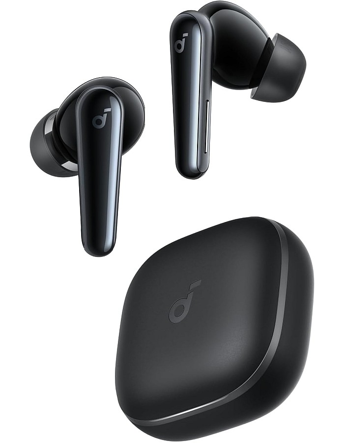 Soundcore Liberty 5 by Anker, Noise-Cancelling Wireless Earbuds, 2x Stronger Voice Reduction, Adaptive Noise Cancellation, Fast Charging, Dolby Audio, 6-Mic AI Clear Calls,18 Months Warranty, Black