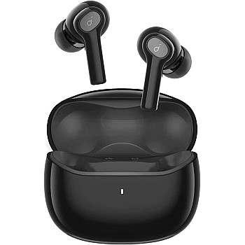 Soundcore by Anker Life P2i True Wireless Earbuds, AI-Enhanced Calls, 10mm Drivers, 2 EQ Modes, 28H Playtime, Bluetooth 5.2, Easy-Pairing, Lightweight and Secure Fit, Black,18 Months Warranty