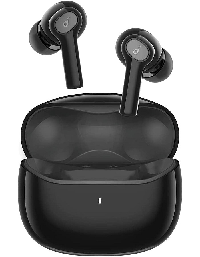 Soundcore by Anker Life P2i True Wireless Earbuds, AI-Enhanced Calls, 10mm Drivers, 2 EQ Modes, 28H Playtime, Bluetooth 5.2, Easy-Pairing, Lightweight and Secure Fit, Black,18 Months Warranty