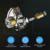 Yinyoo KZ ZSN Pro in Ear Buds Earphones Hybrid Dynamic Driver Balanced Armature Earbuds Headphones Dual Driver 1DD 1BA Deep Bass Stereo Sound Ergonomic Comfortable Earphones(Gray mic)