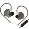 Yinyoo KZ ZSN Pro in Ear Buds Earphones Hybrid Dynamic Driver Balanced Armature Earbuds Headphones Dual Driver 1DD 1BA Deep Bass Stereo Sound Ergonomic Comfortable Earphones(Gray mic)