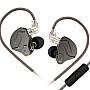 Yinyoo KZ ZSN Pro in Ear Buds Earphones Hybrid Dynamic Driver Balanced Armature Earbuds Headphones Dual Driver 1DD 1BA Deep Bass Stereo Sound Ergonomic Comfortable Earphones(Gray mic)