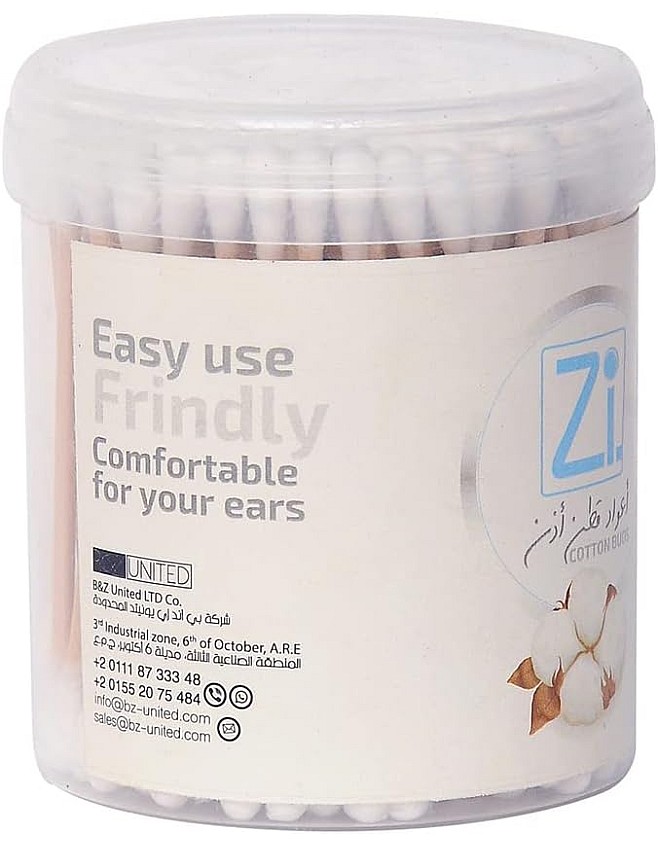 Zi cotton ear buds - 150 wood buds