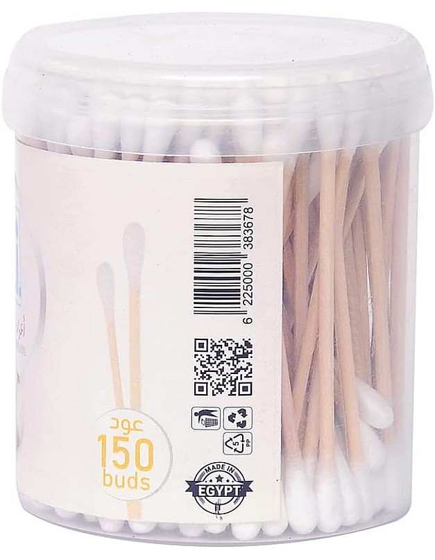 Zi cotton ear buds - 150 wood buds