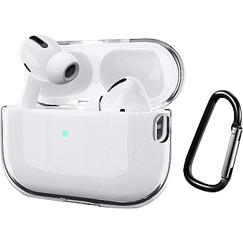 for AirPods Pro 3 Case, TPU Material, Wireless Charging, Lightweight, Anti-Scratch, Slim, Shockproof, Waterproof, Dustproof, Anti-lost, Soft, Protective Cover, Clear