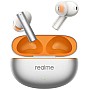 realme Cuffie Wireless Buds Air 6, Hi-Res Professional, 12.4 mm Deep Bass Driver, 50 dB Smart Active Noise Cancellation, Up to 40 Hours of Playback, Flame Silver