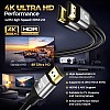 كابل HDMI من ترو اتش كيو بطول 10 متر متوافق مع PS4 و Xbox One و سكاي HD TV و CCTV و أجهزة اللابتوب و أجهزة العرض