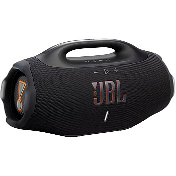 JBL مكبر صوت بلوتوث محمول من بوم بوكس 4، صوت JBL برو مع تعزيز صوت الذكاء الاصطناعي، مقاوم للماء والغبار IP68، وقت تشغيل يصل الى 34 ساعة، اتصال او