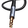 Joyroom SY‑A08 3.5mm Male to Male AUX Audio Cable, 1.2 Meter, High‑Quality Sound Transfer - Black (12‑Month Warranty)