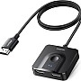 UGREEN 4K 60Hz HDMI Switch - 2 in 1 Out or 1 in 2 Out Splitter, Bidirectional HDCP 2.2, 3D, HDR, CEC for PS5/4, Xbox, TV Stick, Box, PC, Monitor, Projector