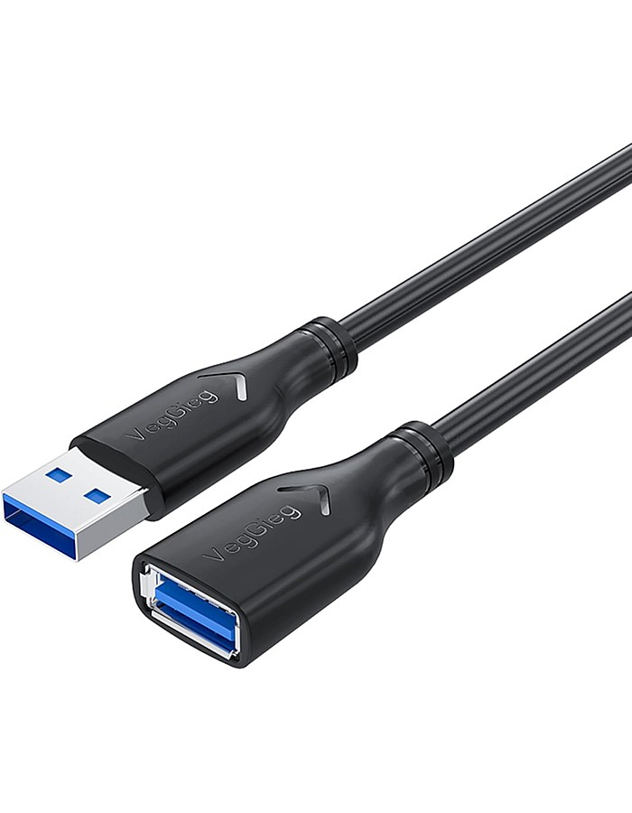كابل من فيججيج بطول 1 متر نوع USB 3.0 متوافق مع الكمبيوتر واللابتوب وأجهزة الألعاب