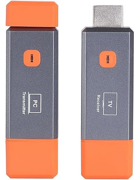 Wireless HDMI Transmitter and Receiver, External Wireless HDMI Extender, Transmitter, Extender Adapter, 4K 1080P Decoding Output, for Streaming Video and Audio from Laptop/PC/TV Box/Projector
